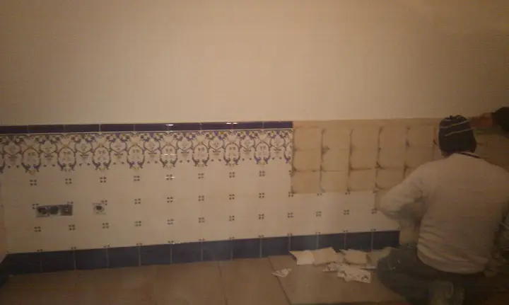 Decoración de interior con mortero – obra 2