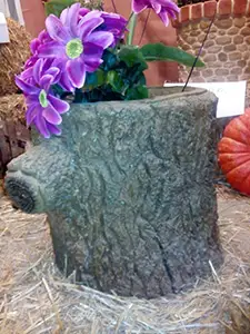 Jardinera de mortero hecha a mano – obra 12