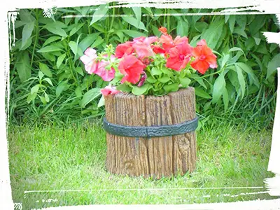 Jardinera de mortero hecha a mano – obra 5