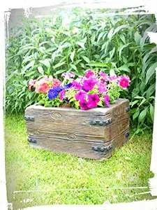 Jardinera de mortero hecha a mano – obra 6