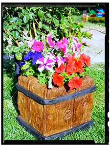 Jardinera de mortero hecha a mano: diseños únicos